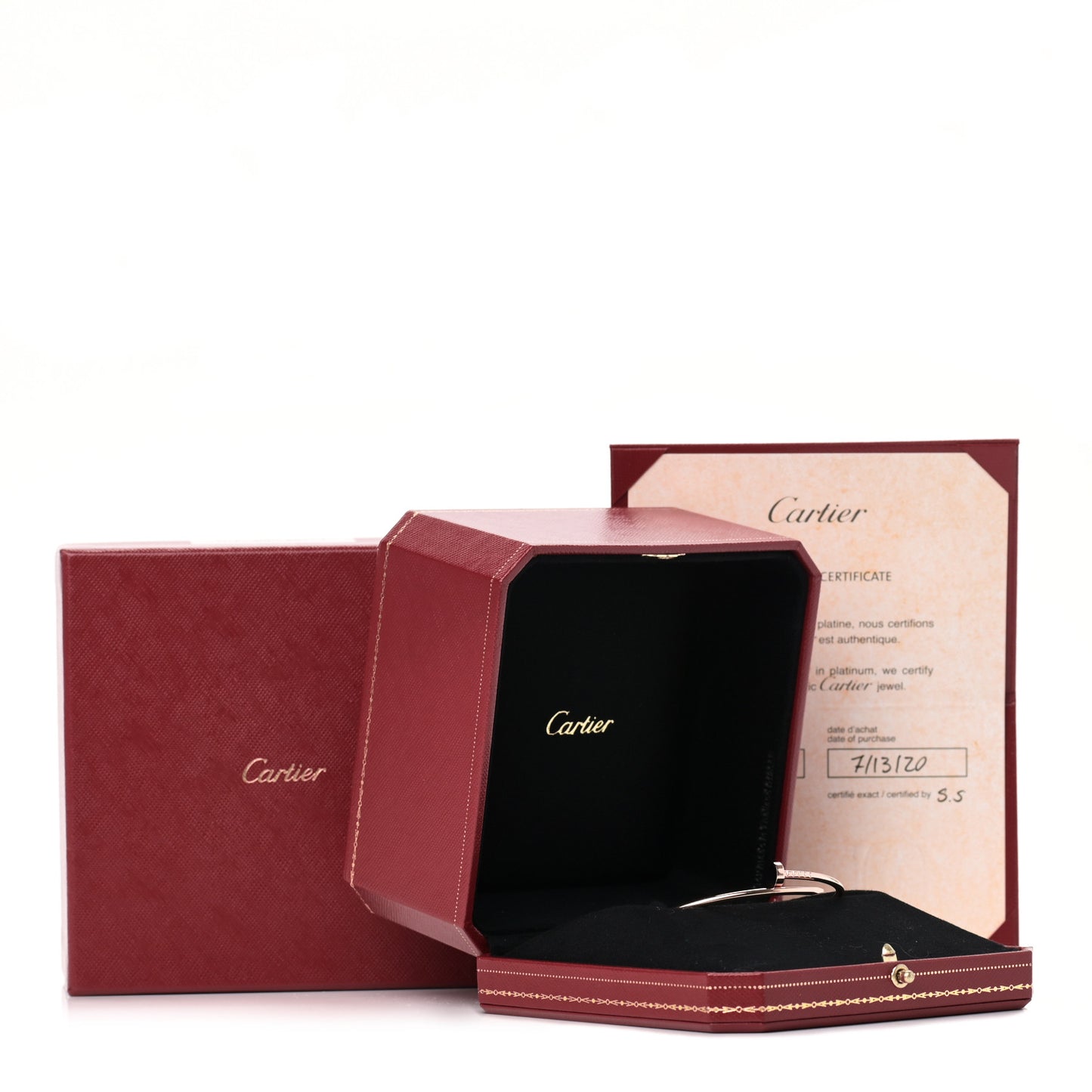 18K Pink Gold Small Juste Un Clou Bracelet 17