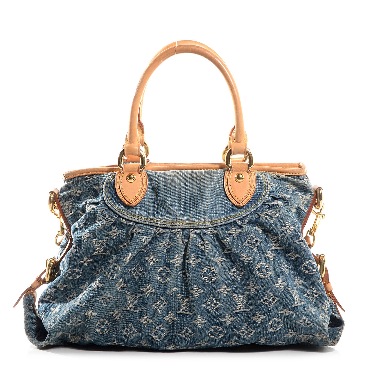 Louis Vuitton Denim Neo Cabby MM Blue 1 of 7