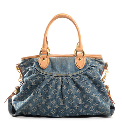 Louis Vuitton Denim Neo Cabby MM Blue 1 of 7
