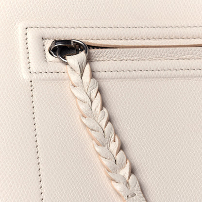 Celine Grained Calfskin Medium Phantom Luggage Cream 11 of 12