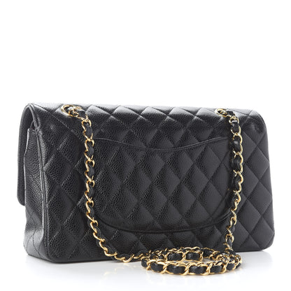 Chanel Caviar Quilted Medium Double Flap Black 3 of 10