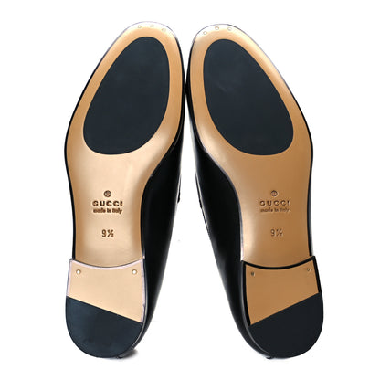 Gucci Betis Glamour Calfskin Horsebit Mens Jordaan Loafers 9.5 Black 12 of 22