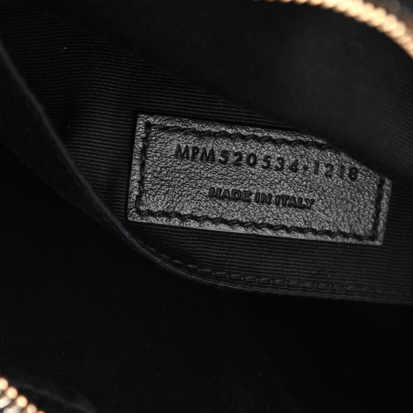 Calfskin Matelasse Monogram Lou Camera Bag Black