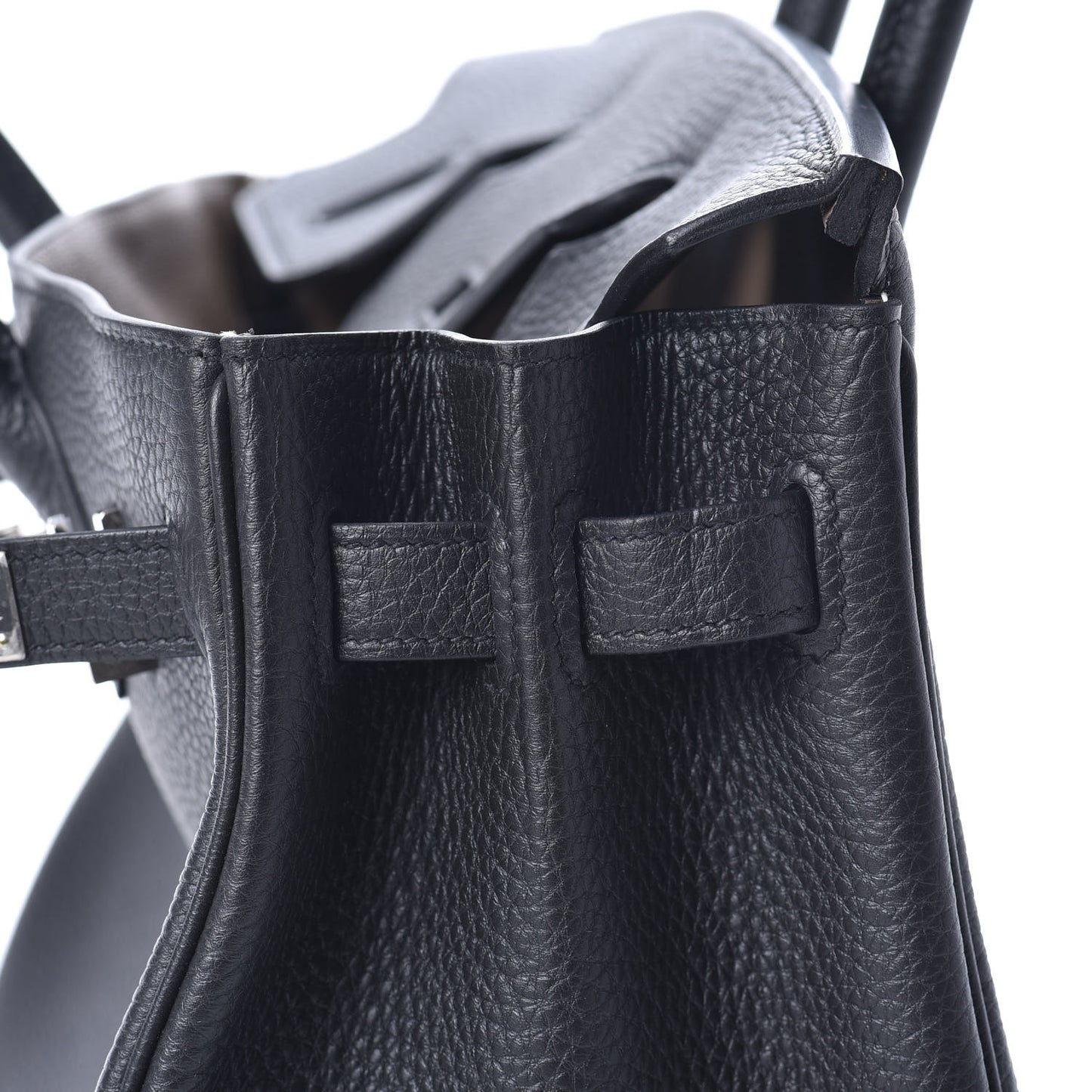 Togo Horseshoe Birkin 30 Black Etoupe
