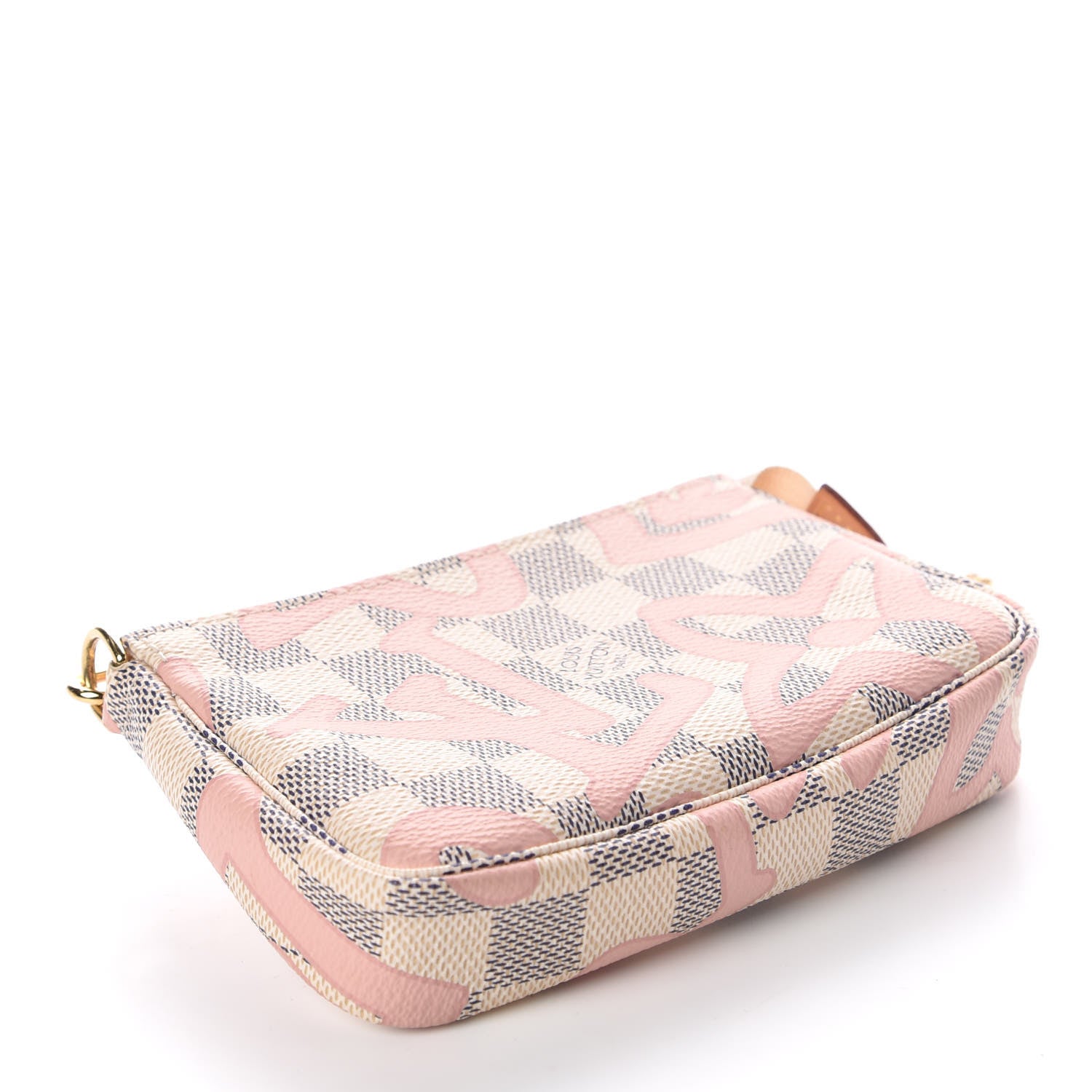 Louis Vuitton Damier Azur Tahitienne Mini Pochette Accessories 4 of 9