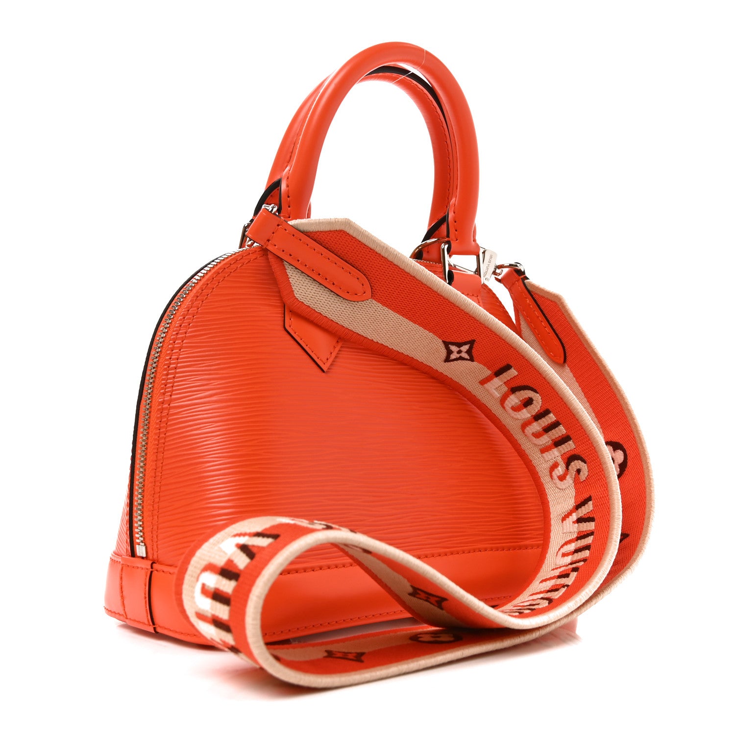Louis Vuitton Epi Jacquard Alma BB Orange 3 of 10