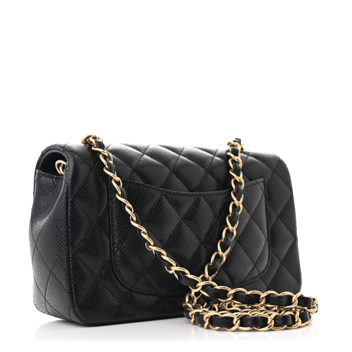 Chanel Caviar Quilted Mini Rectangular Flap Black 3 of 11