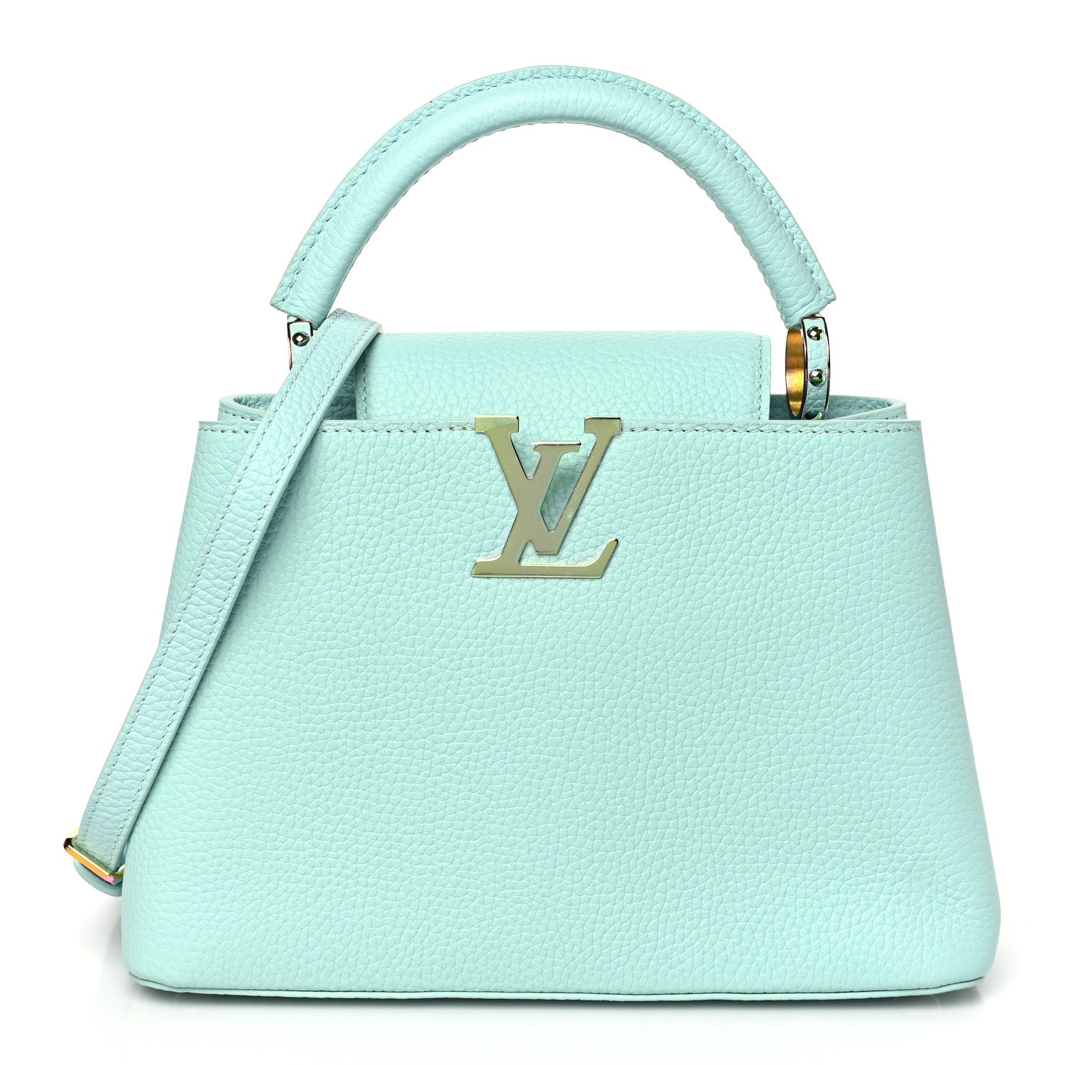 Louis Vuitton Taurillon Capucines BB Iridescent Topaz 1 of 8