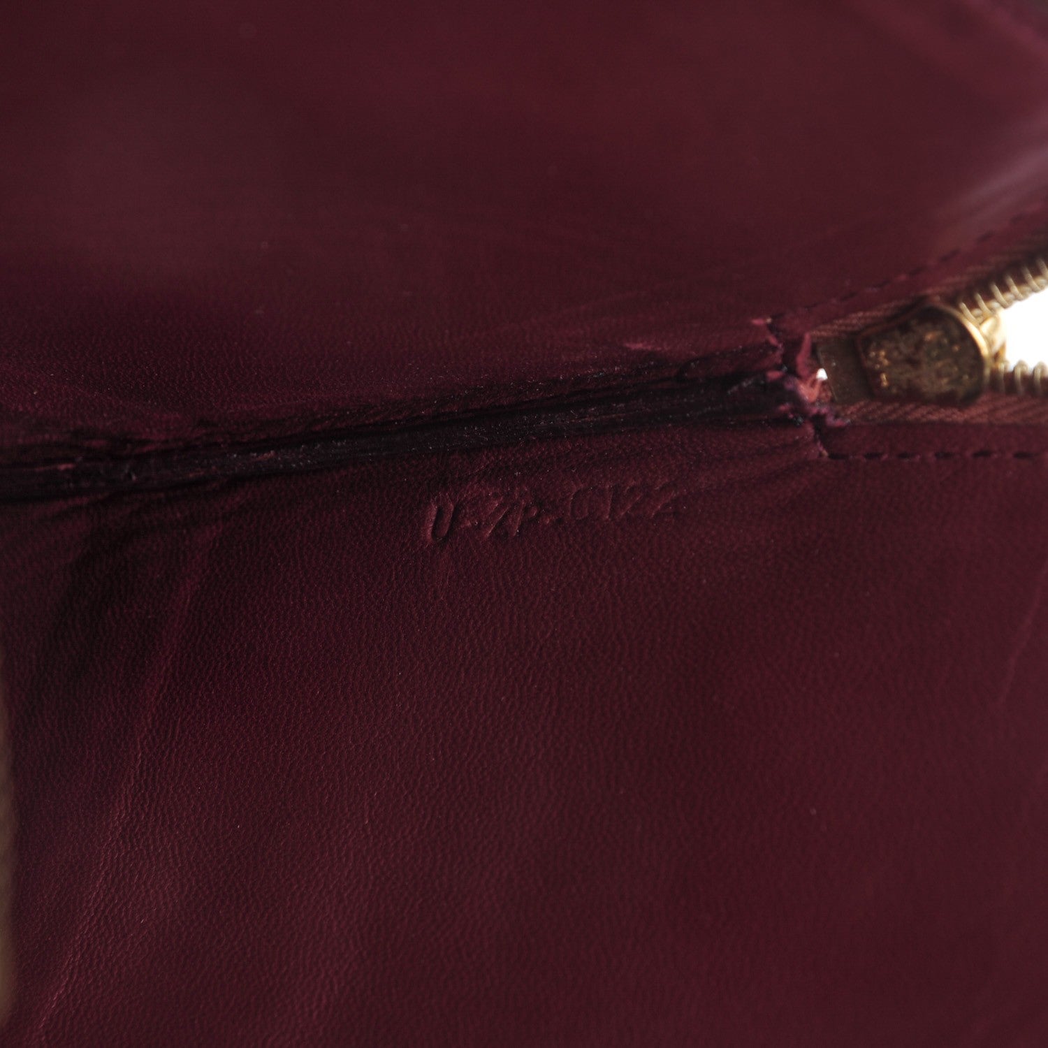 Celine Lambskin Bi-Color Solo Clutch Pouch Peach 8 of 8