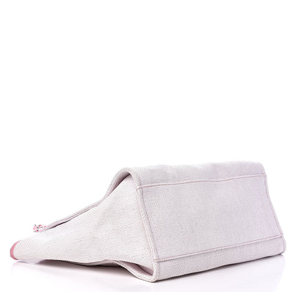 Chanel Canvas Medium Deauville Tote Pink 3 of 11