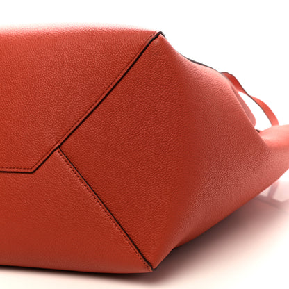 Celine Soft Grained Calfskin Small Belt Cabas Fox Red 10 of 18