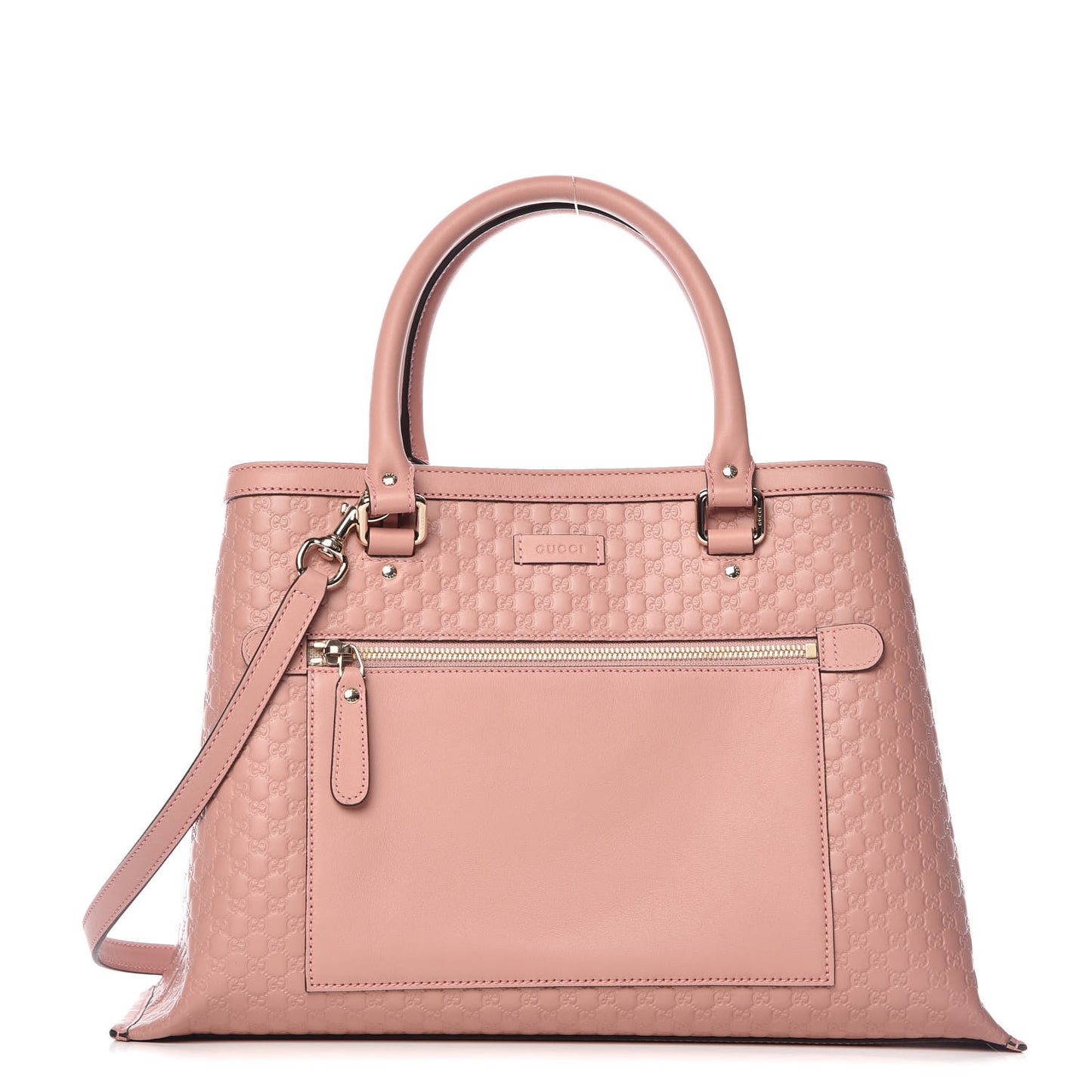 Soft Microguccissima Medium Tote Soft Pink