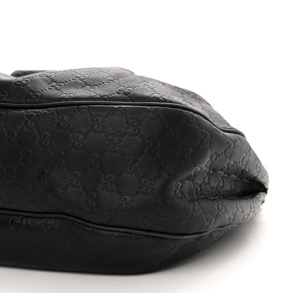 Gucci Guccissima Medium Sukey Hobo Black 9 of 13