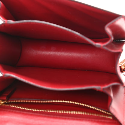 Celine Smooth Calfskin Small Classic Box Flap Bag Red 5 of 12
