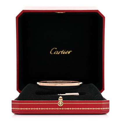 Cartier 18K Pink Gold Small LOVE Bracelet 16 5 of 5