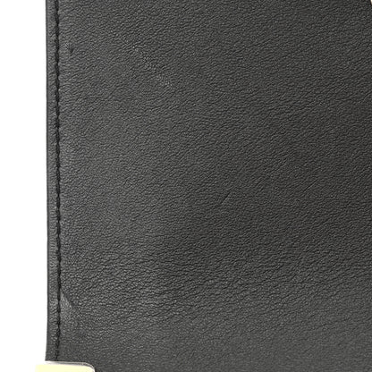 Chanel Calfskin Small Boy Logo Top Handle Flap Black 11 of 11