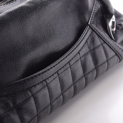 Chanel Caviar Square Quilted Dome Satchel Black 9 of 9