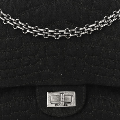 Chanel Jersey Coco's Croc 2.55 Reissue 226 Flap Black 10 of 15
