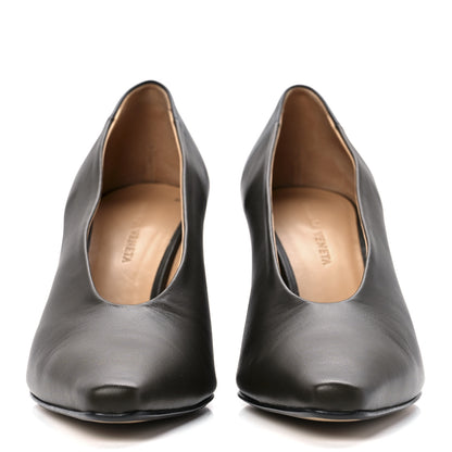 Bottega Veneta Nappa Almond Pumps 40.5 Kaki Black 2 of 8