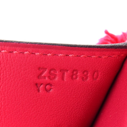 Hermes Swift Twill H Fray Fray Birkin 35 Framboise Ecru 7 of 10