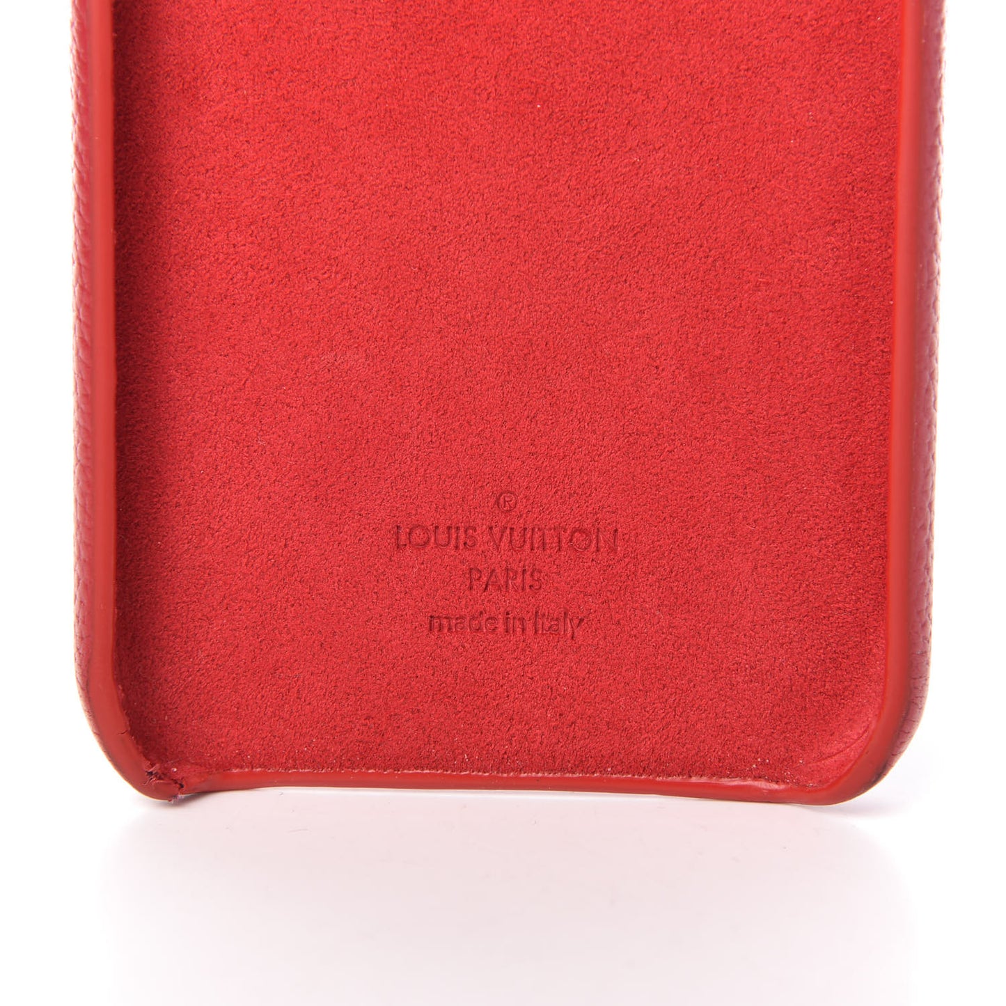 Monogram iPhone XS Max Bumper Cherry