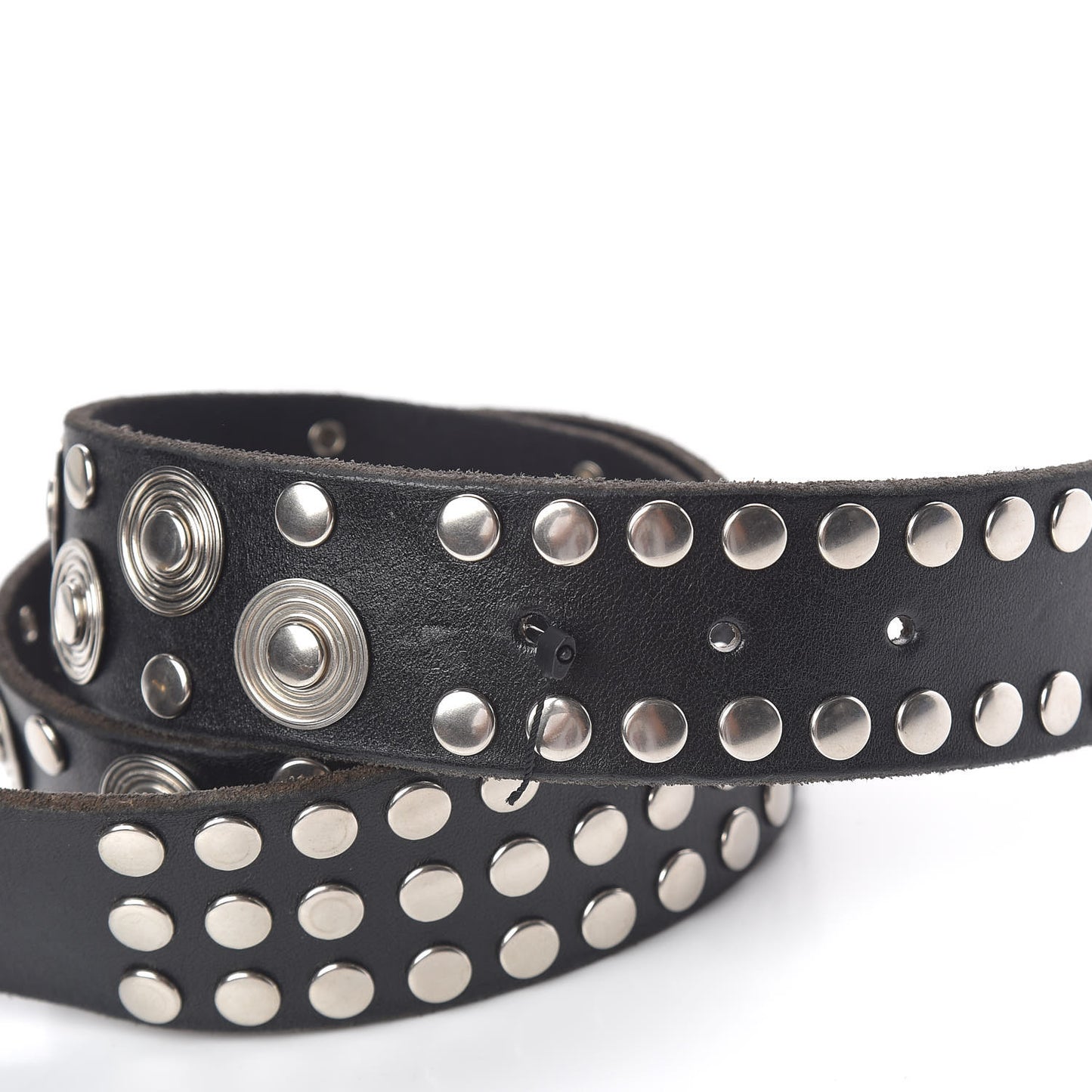 Calfskin Studded Double G 40mm Belt 90 36 Black