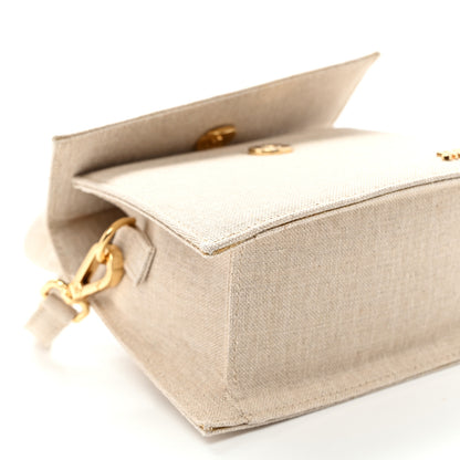 Jacquemus Linen Le Chiquito Moyen Light Greige 8 of 9