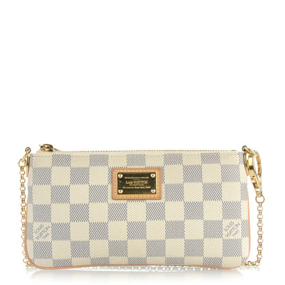 Louis Vuitton Damier Azur Pochette Milla MM 1 of 8