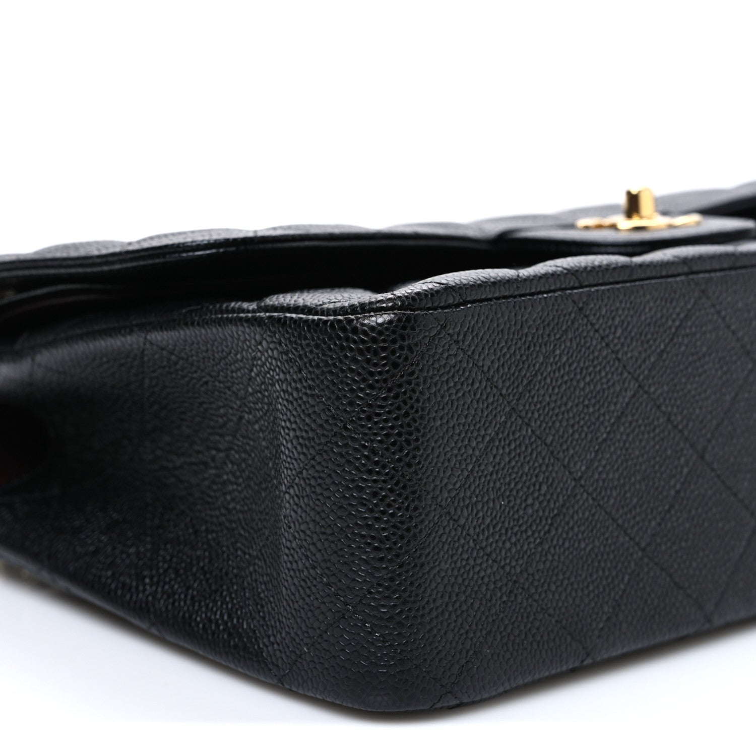 Chanel Caviar Quilted Jumbo Double Flap Black 9 of 10