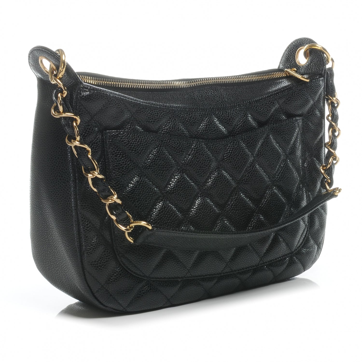 Chanel Caviar Quilted Hobo Bag Black 3 of 7