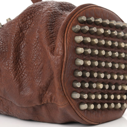 Alexander Wang Pebbled Lambskin Diego Bucket Bag Brown Brass Hardware 7 of 9