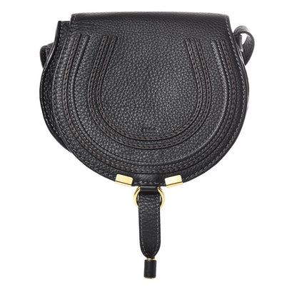 Chloe Calfskin Mini Marcie Round Crossbody Bag Black 1 of 12