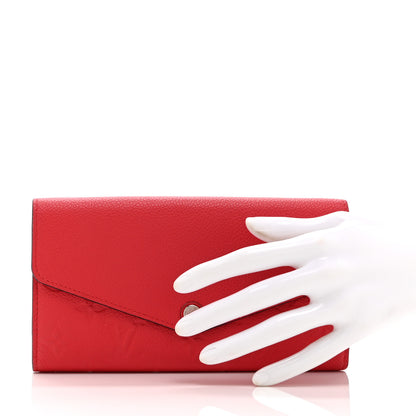 Louis Vuitton Empreinte Sarah Wallet NM Poppy 2 of 9