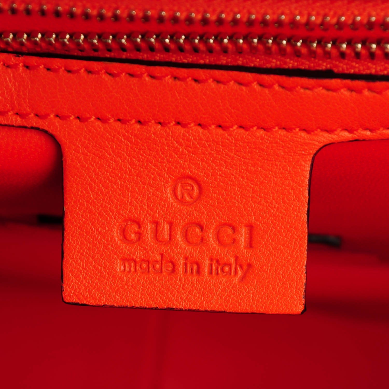 Gucci Python Medium New Bamboo Top Handle Bag Neon Orange Raspberry Aquamarine 6 of 7