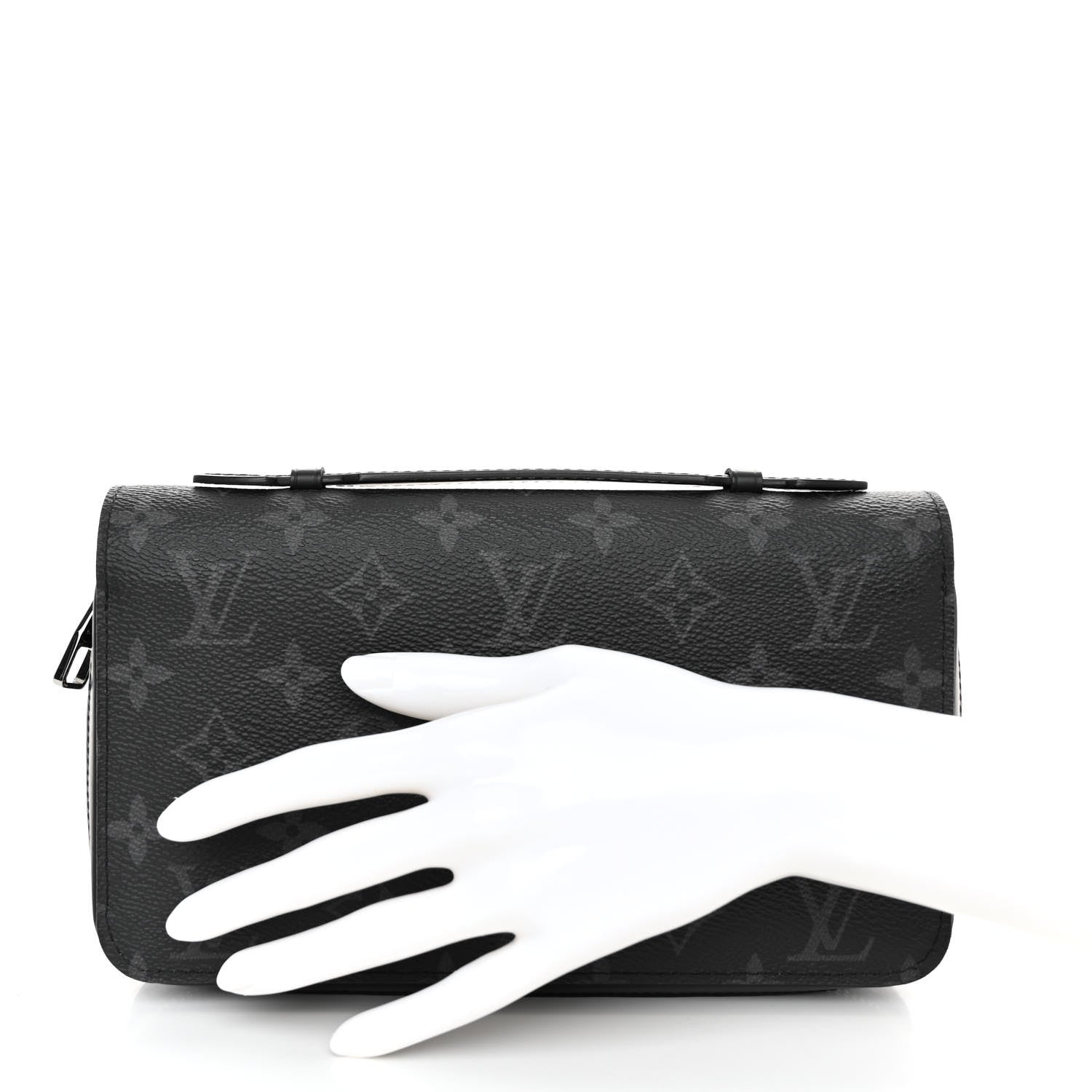 Louis Vuitton LOUIS VUITTON Monogram Eclipse Zippy XL Wallet 3 of 10