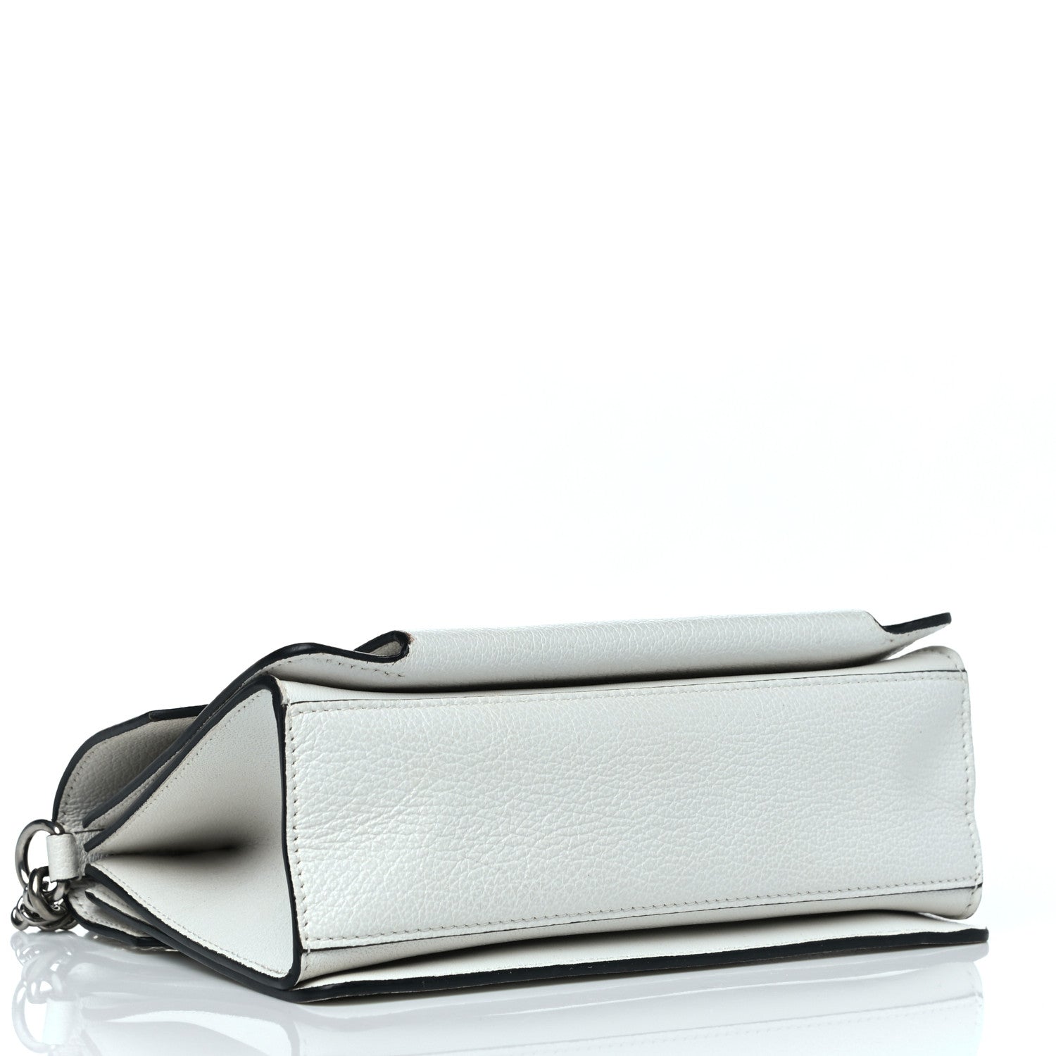 Givenchy Goatskin Small GV3 Shoulder Bag White 3 of 14