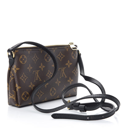 Louis Vuitton Monogram Pallas Crossbody Black 3 of 9