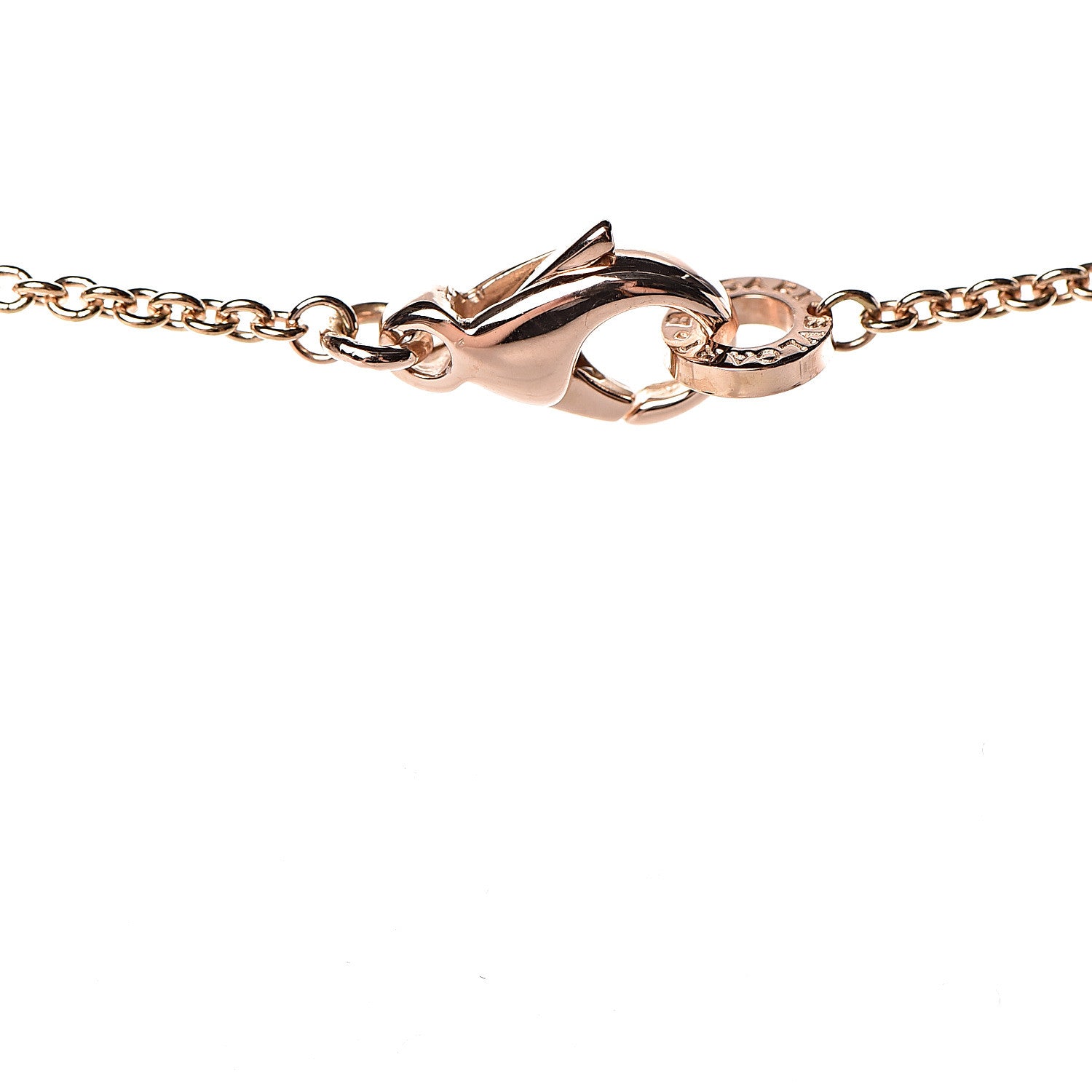 Bulgari 18K Rose Gold Allegra Pendant Necklace 7 of 7