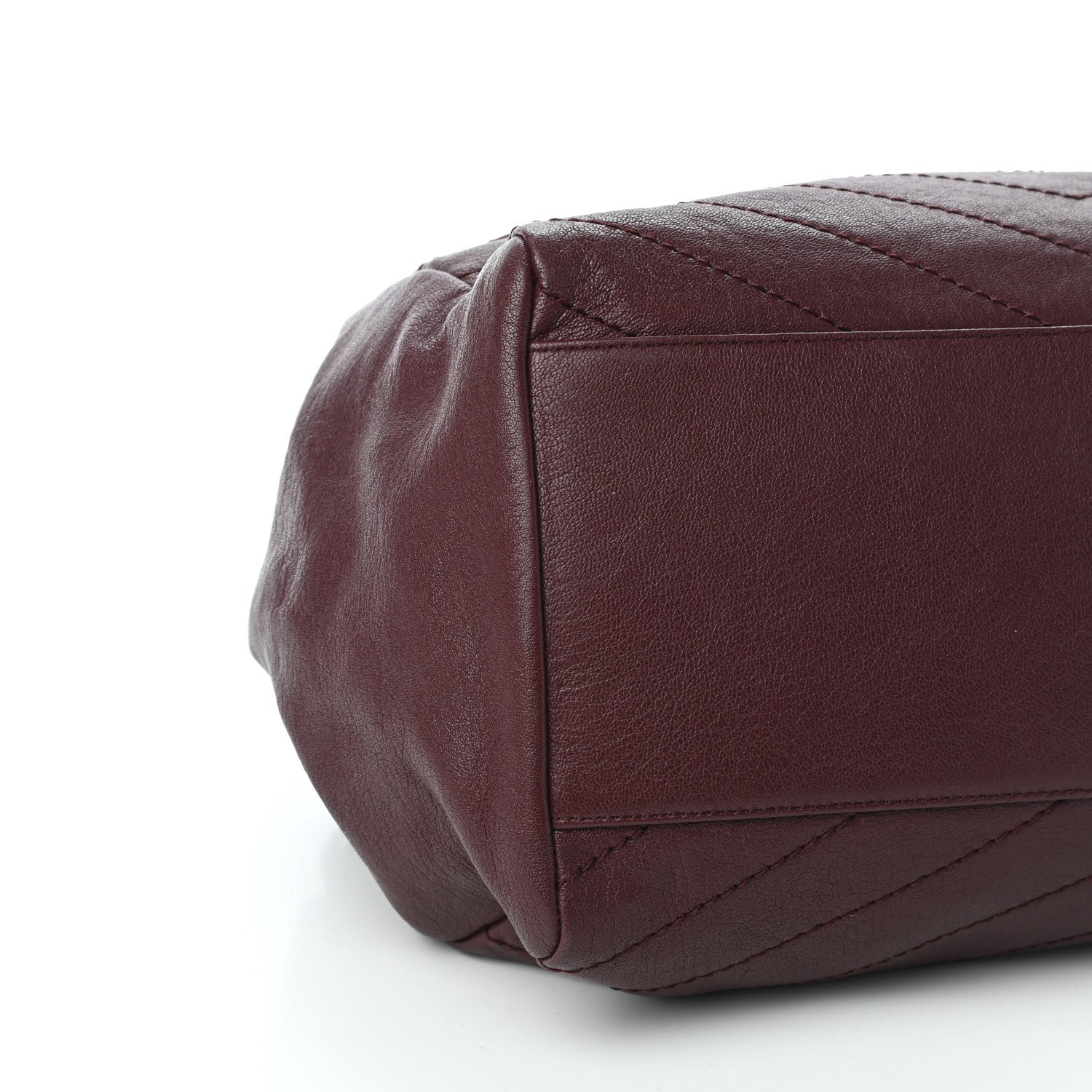 Saint Laurent Vintage Lambskin Chevron Monogram Medium Nolita Amaranto 8 of 9
