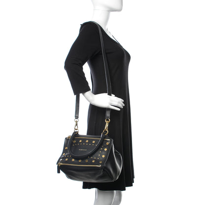 Givenchy Calfskin Studded Small Pandora Black 2 of 10
