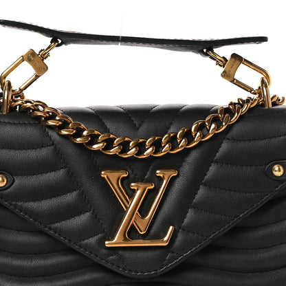 Louis Vuitton Calfskin New Wave Chain PM Black 8 of 12