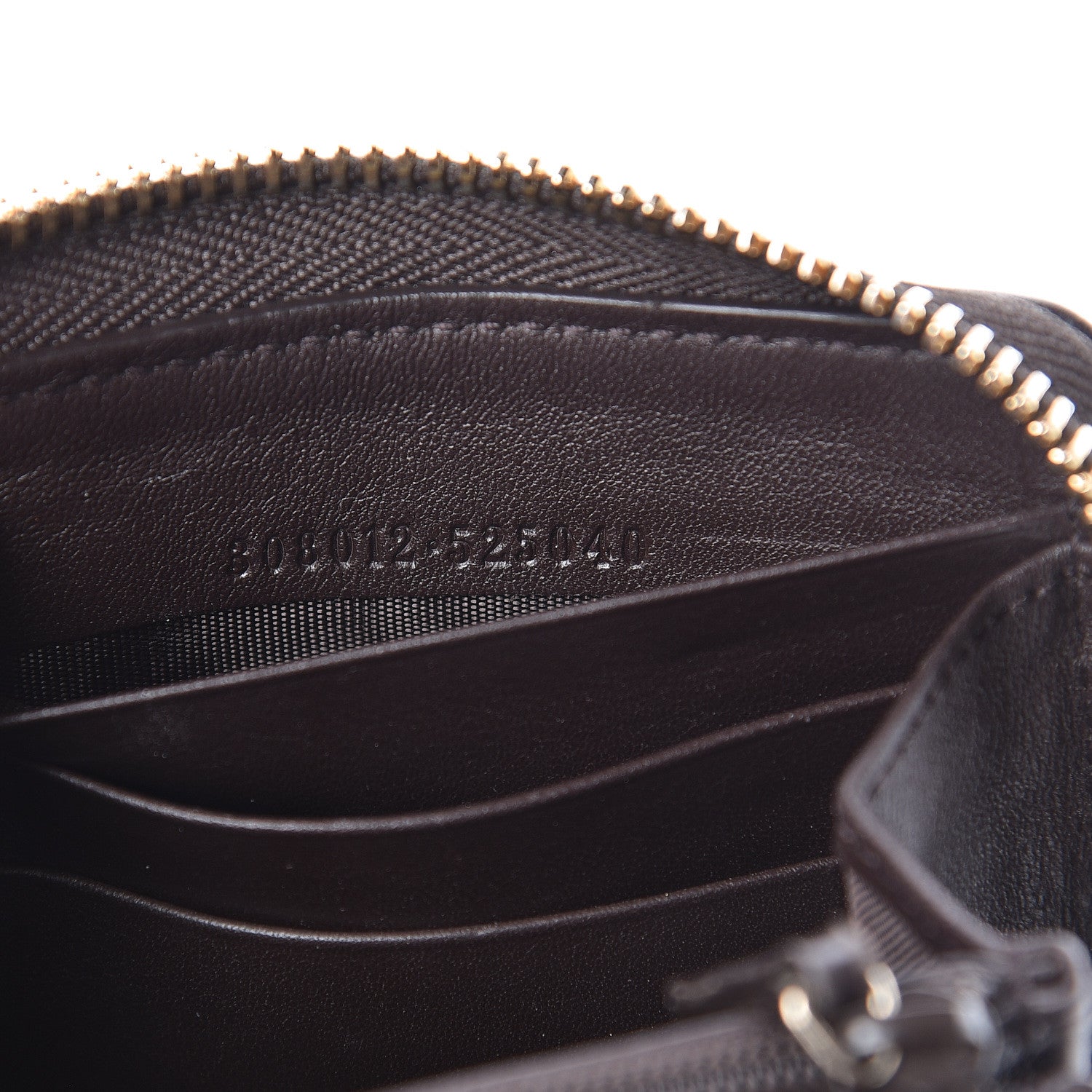 Gucci Monogram Margaux Calfskin Sukey Zip Around Wallet Beige Ebony Cocoa 7 of 8