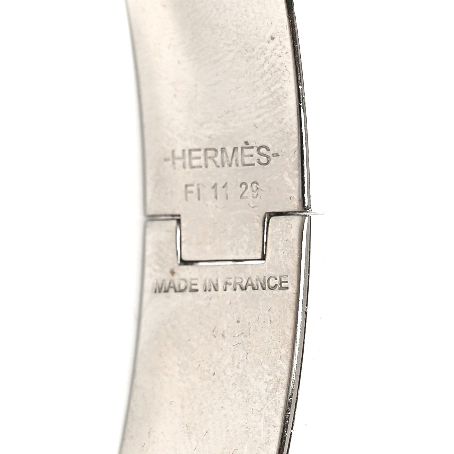Hermes Enamel Narrow Clic Clac H Bracelet PM Rose Candeur 4 of 5