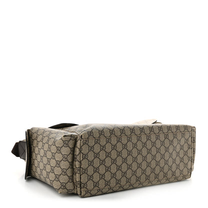 Gucci GG Plus Monogram Messenger Diaper Bag Dark Brown 5 of 11