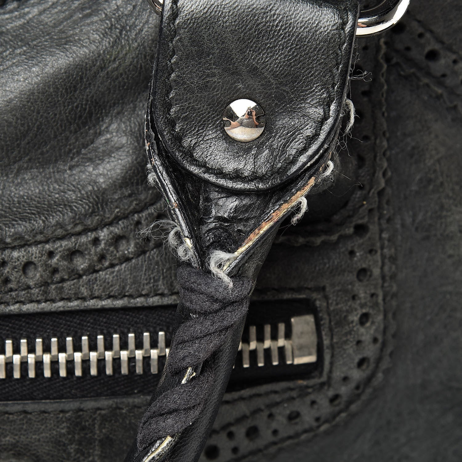 Balenciaga Agneau Giant Brogues Hardware City Black 22 of 27