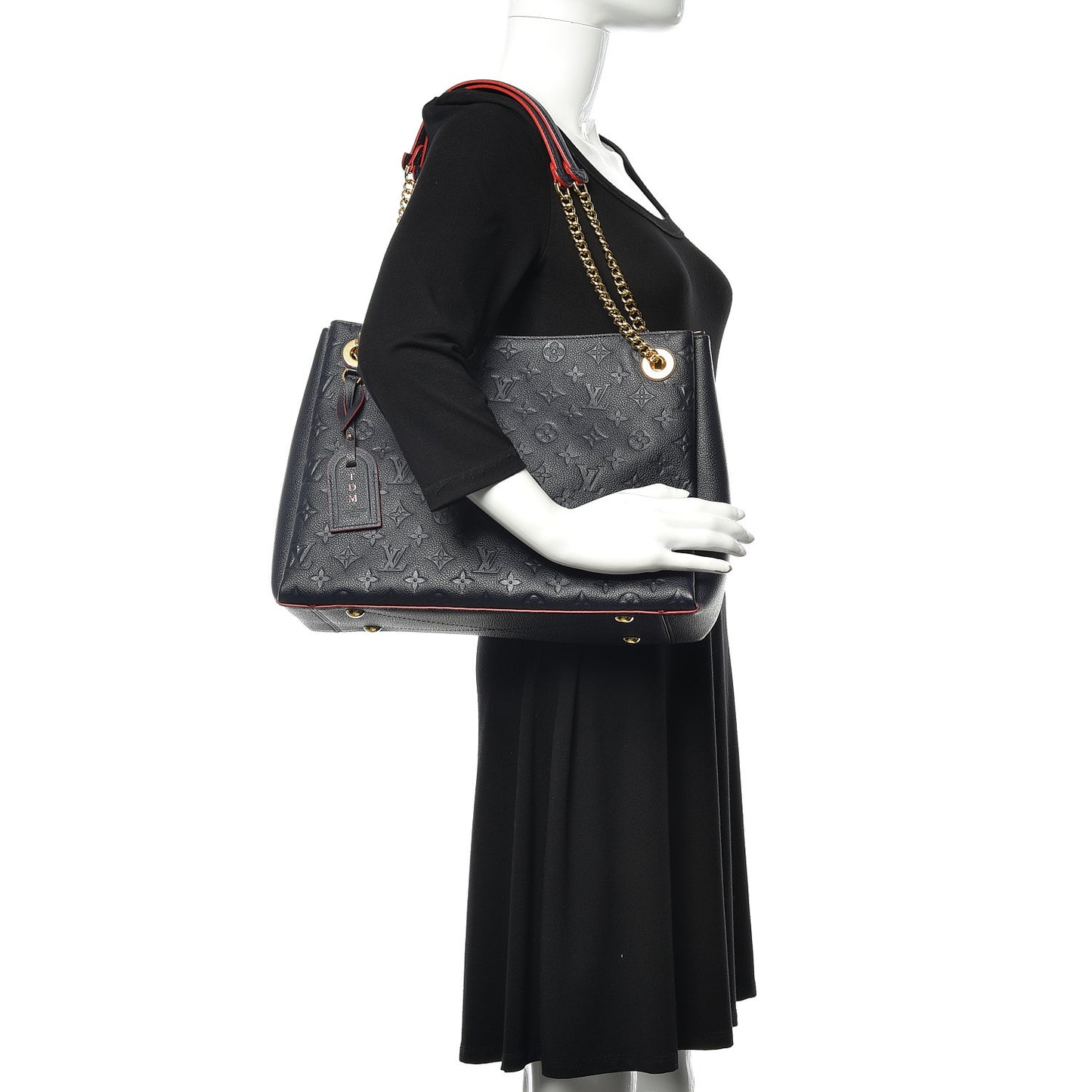 Empreinte Surene MM Marine Rouge