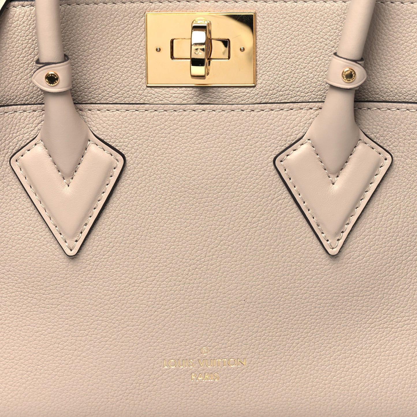 Calfskin Monogram On My Side PM Greige