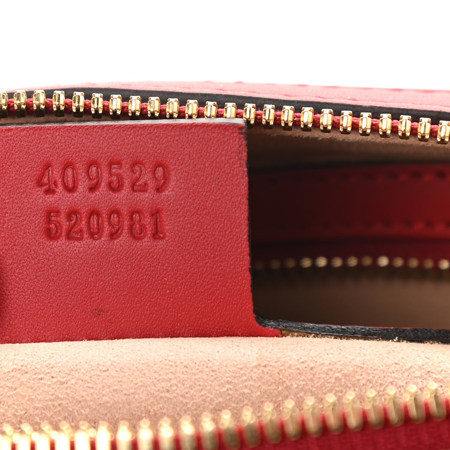 Gucci GG Supreme Monogram Kingsnake Heart Embroidered Small Boston Red 7 of 10