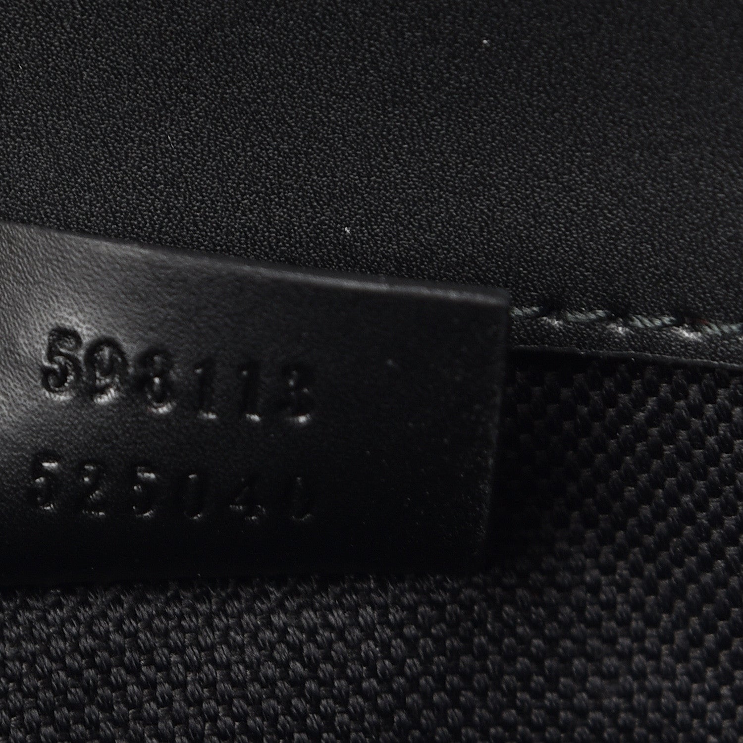 Gucci GG Supreme Monogram Web Slim Belt Bag Black Grey 7 of 10