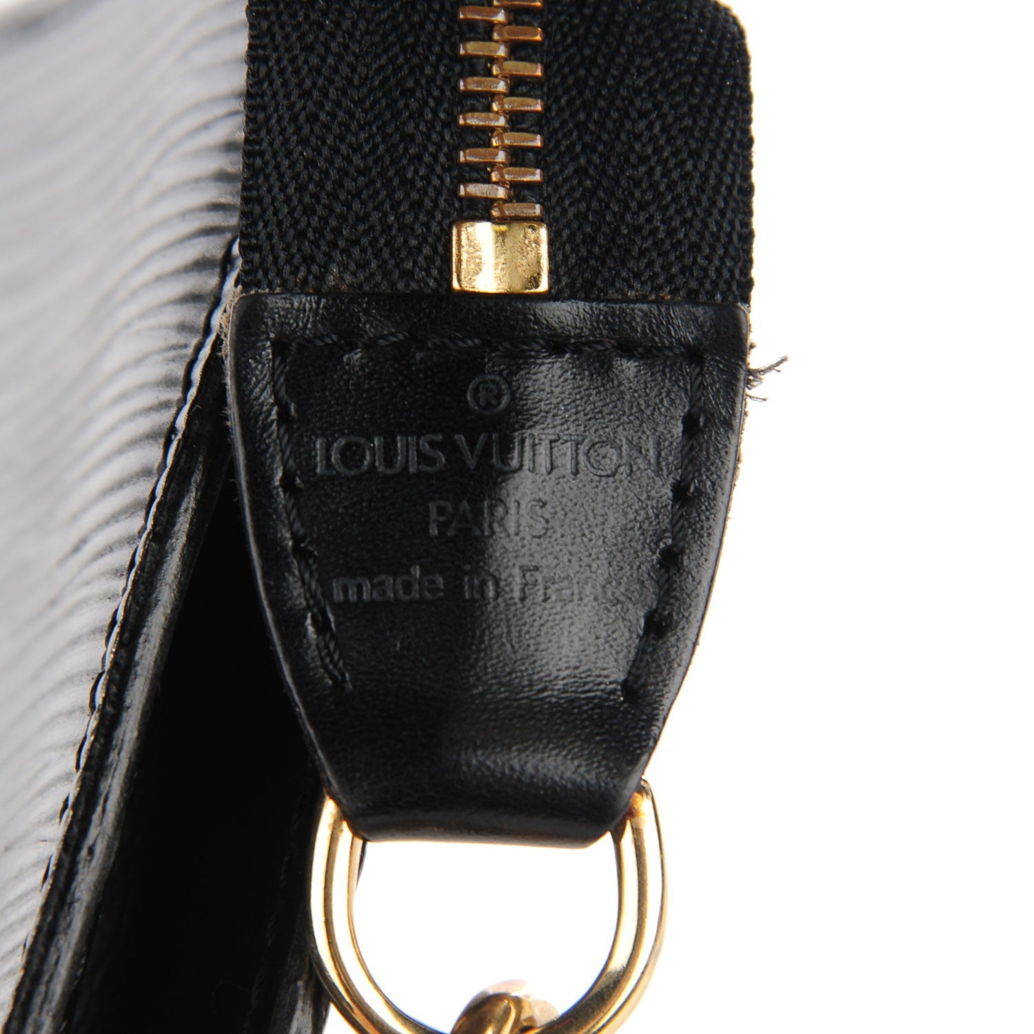 Louis Vuitton Epi Pochette Accessories 24 Black 6 of 7